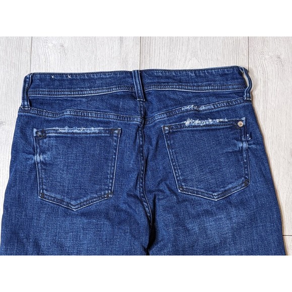 Anthropologie Pilcro & the Letterpress Side Stripe Slim Boyfriend Jeans Sz 28/ 6 - Picture 10 of 16